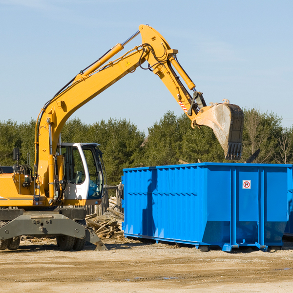 what size residential dumpster rentals are available in Wyoming County